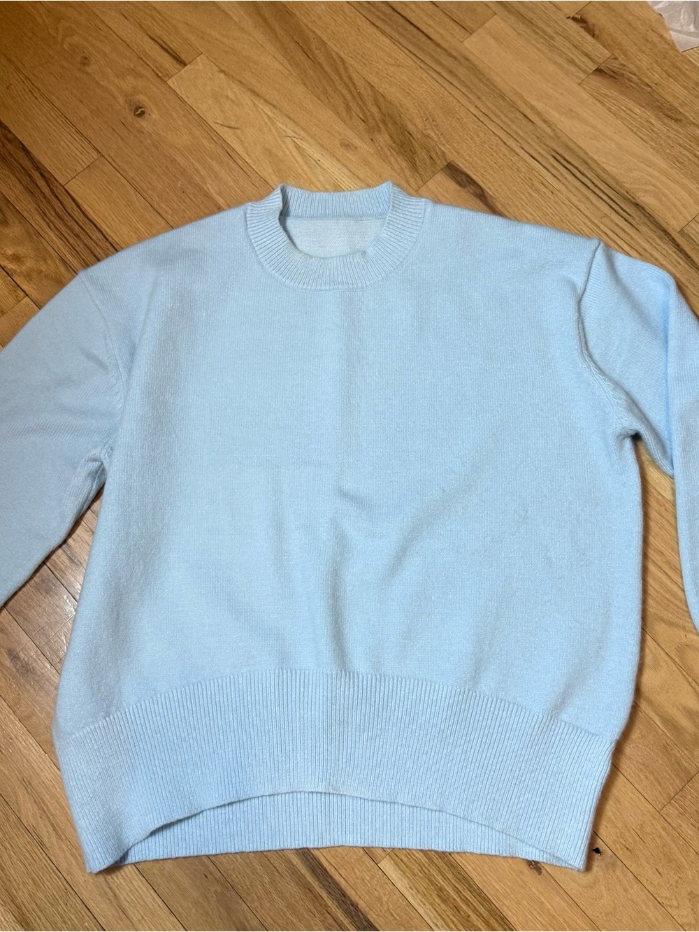 Commense Pale Blue Knit Pullover